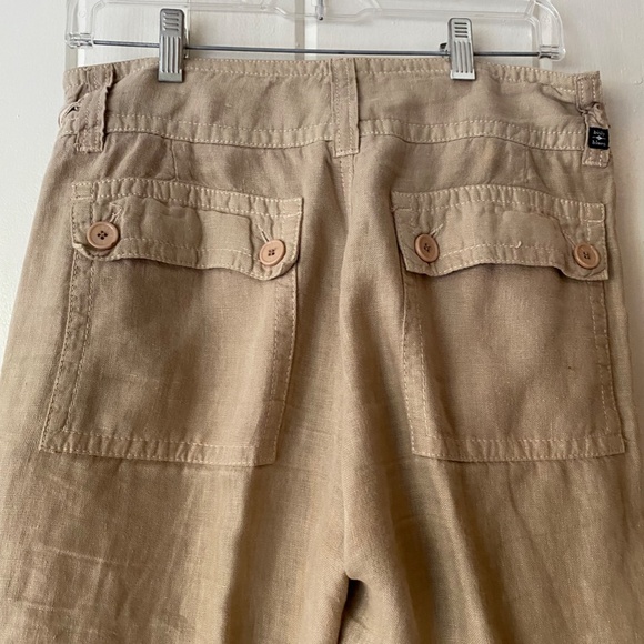 Billy Blues, size 6, linen capri pants - Picture 6 of 13